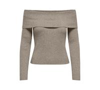 Pull à épaules dénudées femme Only Katia Marron XL