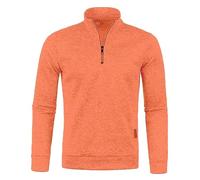 Pull à fermeture éclair 1/4 pour homme - Pull thermique léger à manches longues avec fermeture éclair - Veste en tricot polaire fin - Pour le golf, le sport, le travail, les affaires et le sport