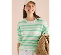 Pull à manches courtes avec rayures