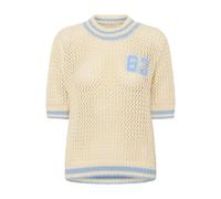 Pull à manches courtes femme CULTURE Alika Crochet Blanc S