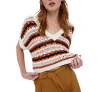 Pull à manches courtes Liu Jo Desert Stripes pour femmes L
