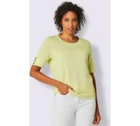 Pull à manches courtes qualité coton doux sur la peau - CREATION L PREMIUM - vert pistache VERT PISTACHE 38