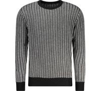 Pull à manches longues avec détails contrastés et logo de GUESS : Taille - XL Taille : XL