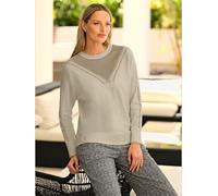 Pull à manches longues parties transparentes - Rick Cardona - sable SABLE 40