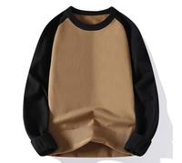 Pull à manches longues pour homme, pull automne et hiver, modèles de couples épais avec le même paragraphe Colorblocking Head Fashion Inside out, D, 5XL