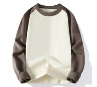 Pull à manches longues pour homme, pull automne et hiver, modèles de couples épais avec le même paragraphe Colorblocking Head Fashion Inside out, A, XX-Large