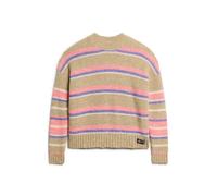 Superdry Multi Stripe Sweater Marron M Femme