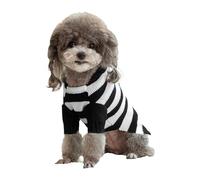 Pull à rayures pour chiens, Manteau Chien Hiver petite taille, Pull-over Veste chaude en tricot, Pull à Quatre Jambes doux et chaud pour temps froid, Vêtements pour Petits Chien Animal de Compagnie C
