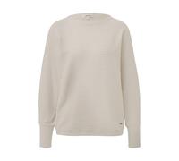 Pull Ã structure cÃŽtelÃ©e avec manches chauve-souris femme s.Oliver Beige 48