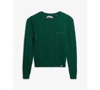Superdry Essentials Slim Fit Sweater Vert S Femme