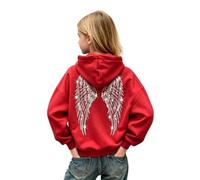 Pull ailes d ange Paillette Enfant 3~16 ans, Pull Ange dans le dos Glitter