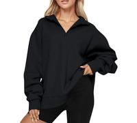 Pull Alpaga Femme Ado Élégant Citrouille Maille Torsade Chic du Zippé pour Couple Sweat Oversize Col V Sweatshirts Pull Halloween Marque Angora Sportswear Femme Noir 3XL