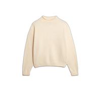 Pull ample Ã col cheminÃ©e femme Superdry Beige S