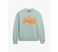 Superdry Vl Neon Loose Sweatshirt Vert,Gris 2XS Femme