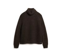 Pull ample à Col roulé et surpiqûres femme Superdry Marron XL