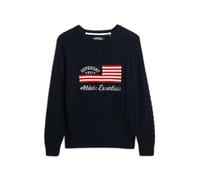 Superdry & Co Pull-over marine / rouge / blanc, Taille M-L