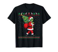 Pull Amusant et Moche Extraterrestre Père Noël Sapin de Noël Sci-FI Space T-Shirt