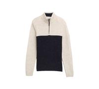 Pull aspect chinÃ© Tom Tailor Blanc 2XL