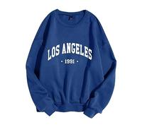 Pull Automne Femme Doux Col Rond Pulls Drop Shoulder Sweats Hip Pop Sweatshirts Haut Gothic Sweatshirt Hoodies Hiver Festival Halloween Chic
