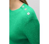 Street One Pull avec Boutons Arcadia Green Mel. 40
