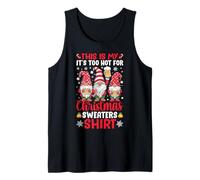 Pull avec inscription « This Is My It's Too Hot For Christmas » Débardeur