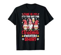 Pull avec inscription « This Is My It's Too Hot For Christmas » T-Shirt