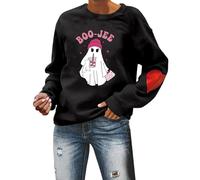 Pull avec oreilles Femmes Automne Hiver Mode Lettre Impression Sweatshirt Décontracté Coupe ample Pull à col rond Pull à manches longues pour le quotidien Famille Pull Ensemble 3, gris, L