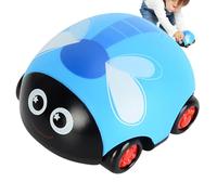 Pull Back Animal Cars - Ensemble De Jeu De Véhicule À Friction, Ensemble De Course Drôle en Forme De coccinelles De Dessin Animé, Jouet d'apprentissage Précoce | Voiture Miniature Cinétique