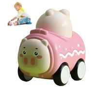 Pull Back Car Innovative Toy Vehicle ABS Material Animal Whistle Inertia Push Slide Fun Durable Creative Play Boys Girls Birthday Present Activity