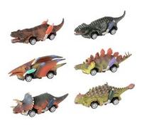 Pull Back Dinosaur Cars Toys 6 Pack Dinosaur Roadster Party Favors Jeux Toy Multicolore WEN261 Multicolore G