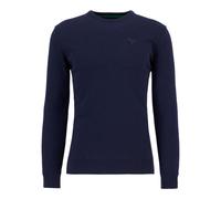 pull Barbour cou d'equipage essentiel l/wool - marine XXL