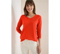 Cecil Pull Basique Cherry Tomato Orange L