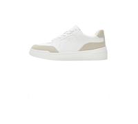 Pull&Bear Baskets basses beige foncé / blanc, Taille 44