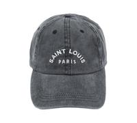 Pull&Bear Casquette 'SAINT LOUIS' noir denim / blanc, Taille 55-60