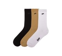 Pull&Bear Chaussettes 'STWD' moutarde / noir / blanc, Taille 42-43,5