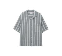 Pull&Bear Chemise bleu marine / blanc, Taille XS