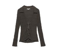 Pull&Bear Chemisier brun foncé, Taille XS
