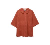 Pull&Bear Chemisier rouge rouille, Taille L