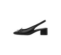 Pull&Bear Escarpins à bride arrière noir, Taille 36