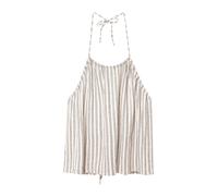 Pull&Bear Haut écru / gris foncé, Taille S