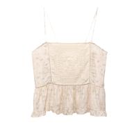 Pull&Bear Haut écru / kaki / violet rouge / blanc, Taille XS