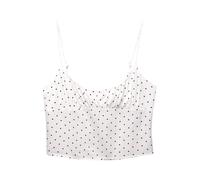 Pull&Bear Haut noir / blanc, Taille M