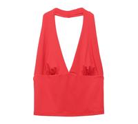 Pull&Bear Haut rouge sang, Taille L