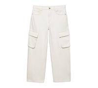 Pull&Bear Jeans cargo blanc cassé, Taille 46