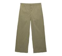 Pull&Bear Pantalon olive / blanc cassé, Taille 36