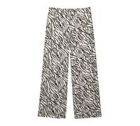 Pull&Bear Pantalon pierre / noir / blanc naturel, Taille 40