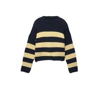 Pull&Bear Pull-over bleu foncé / jaune clair, Taille S
