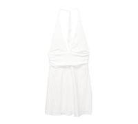 Pull&Bear Robe d’été blanc, Taille 40