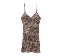 Pull&Bear Robe marron / chocolat / noir, Taille 36