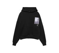 Pull&Bear Sweat-shirt gris clair / gris foncé / noir, Taille XL